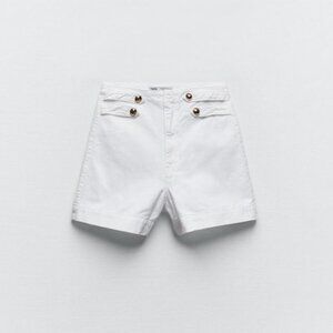 Zara White Shorts